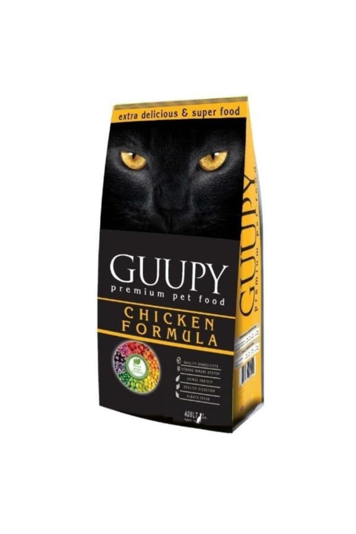 GUUPY Tavuklu Yetişkin Kedi Maması 15 Kg