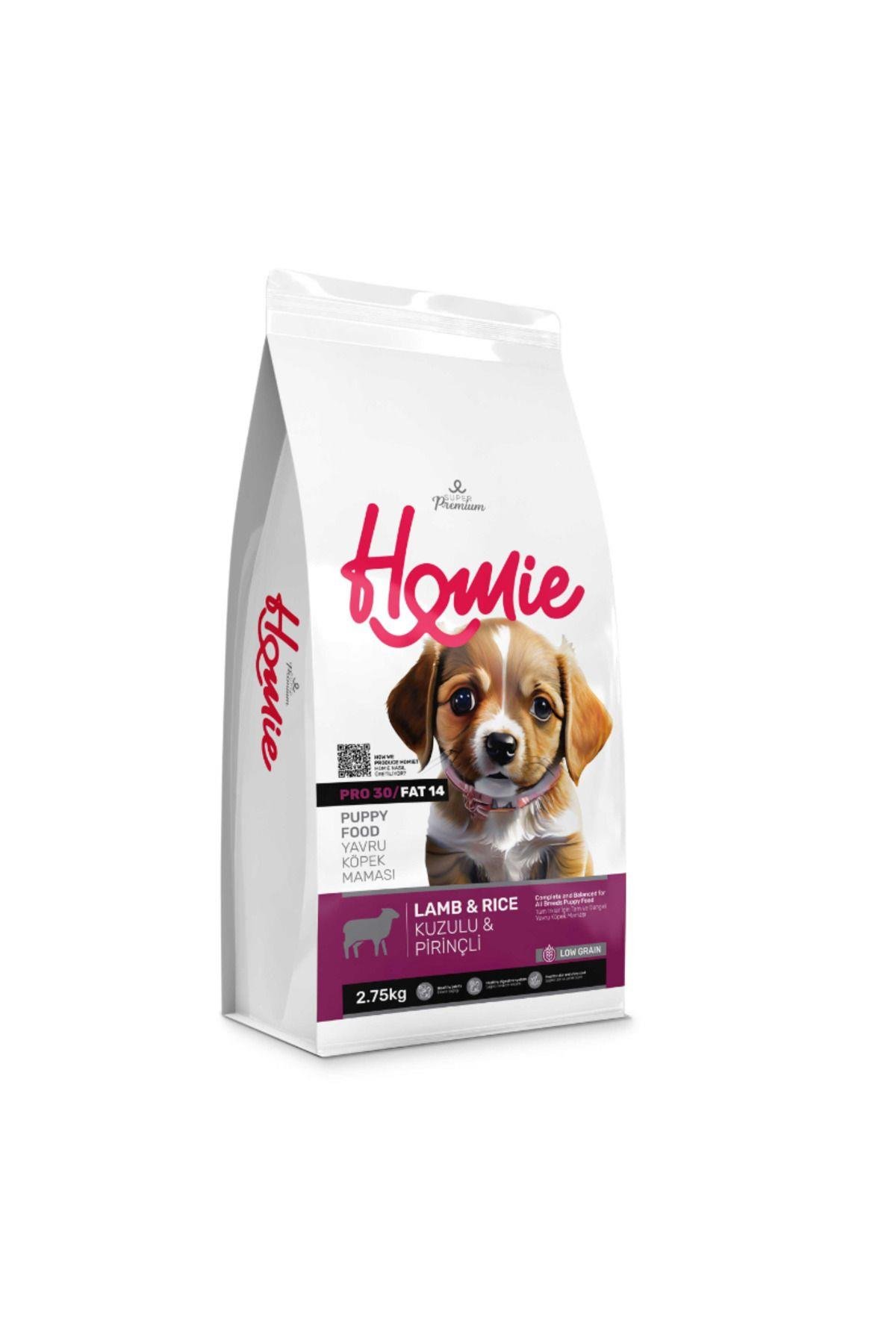 Homie Düşük Tahıllı Kuzulu ve Pirinçli Yavru Köpek Maması 2,75 Kg