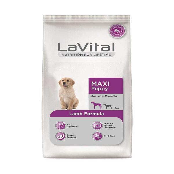 La Vital Maxi Puppy Kuzu Etli Büyük Irk Yavru Köpek Maması 3 Kg