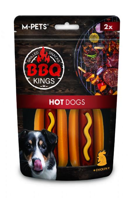 M-PETS Bbq Kıngs Hot Dogs Chıcken Ödül 135 Gr