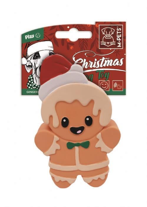 M-Pets Chrıstmas Gıngerbread Man Köpek Oyuncağı