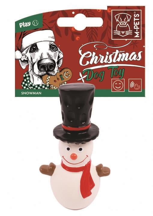 M-Pets Chrıstmas Snowman Köpek Oyuncağı 15Cm
