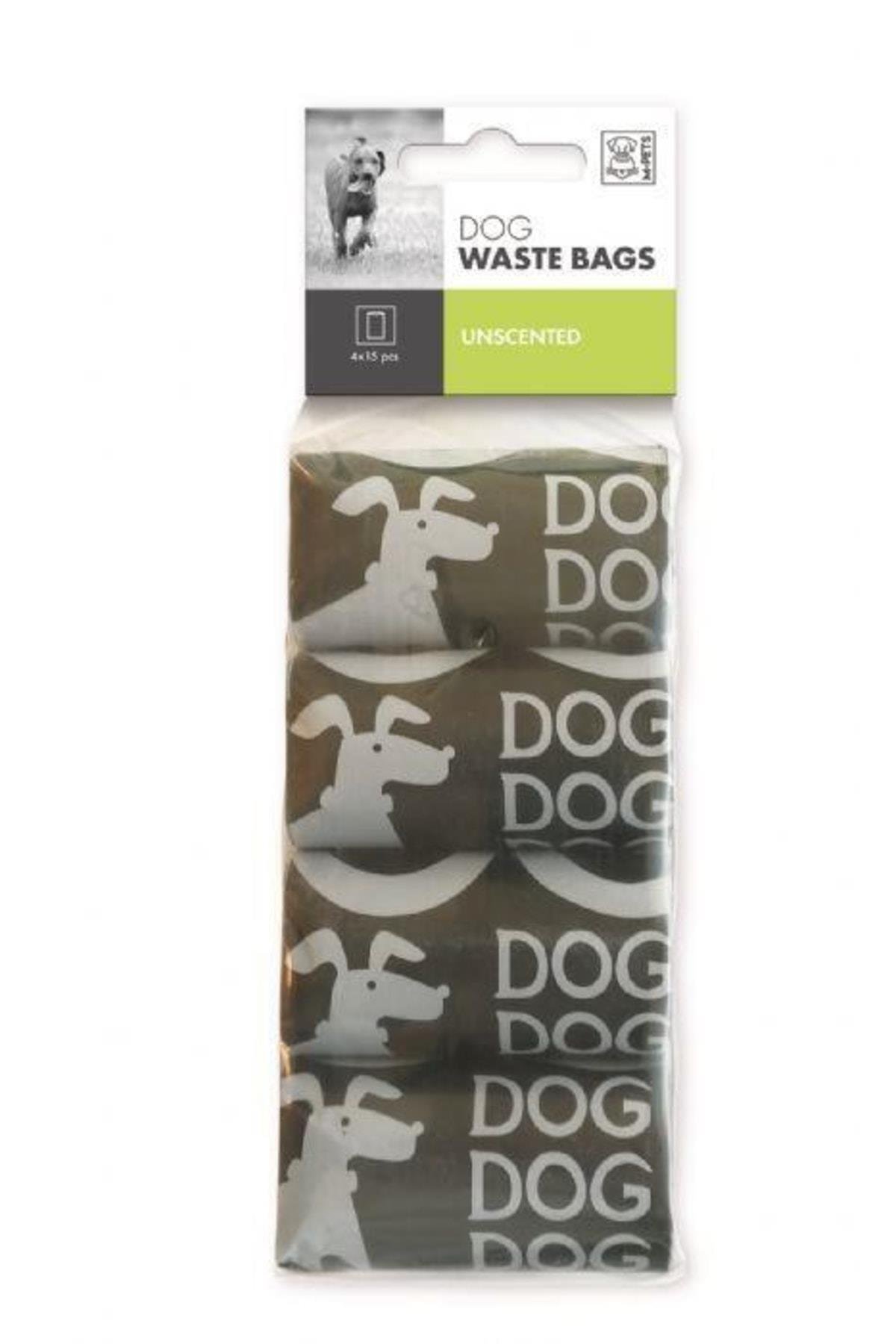M Pets Desenli Köpek Dışkı Toplama Poşeti 4x15 Adet