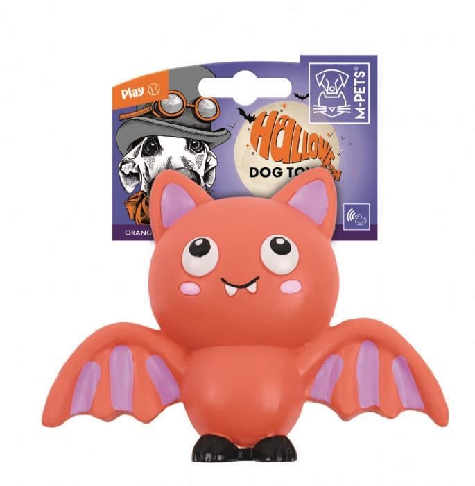 M-Pets Halloween Orange Bat Köpek Oyuncağı