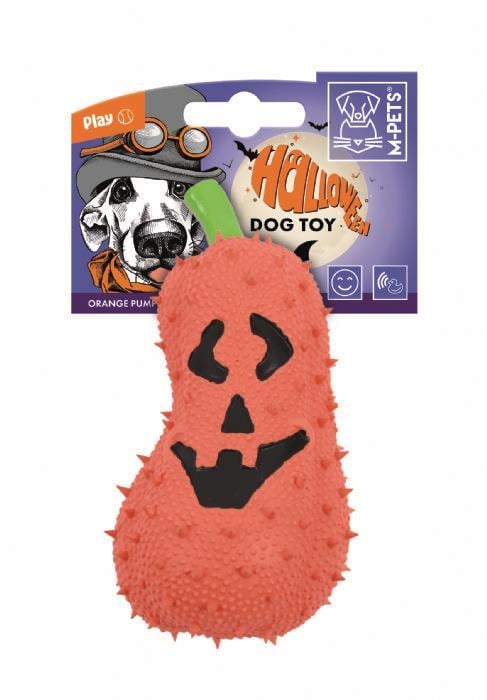 M-Pets Halloween Orange Pumpkın Köpek Oyuncağı