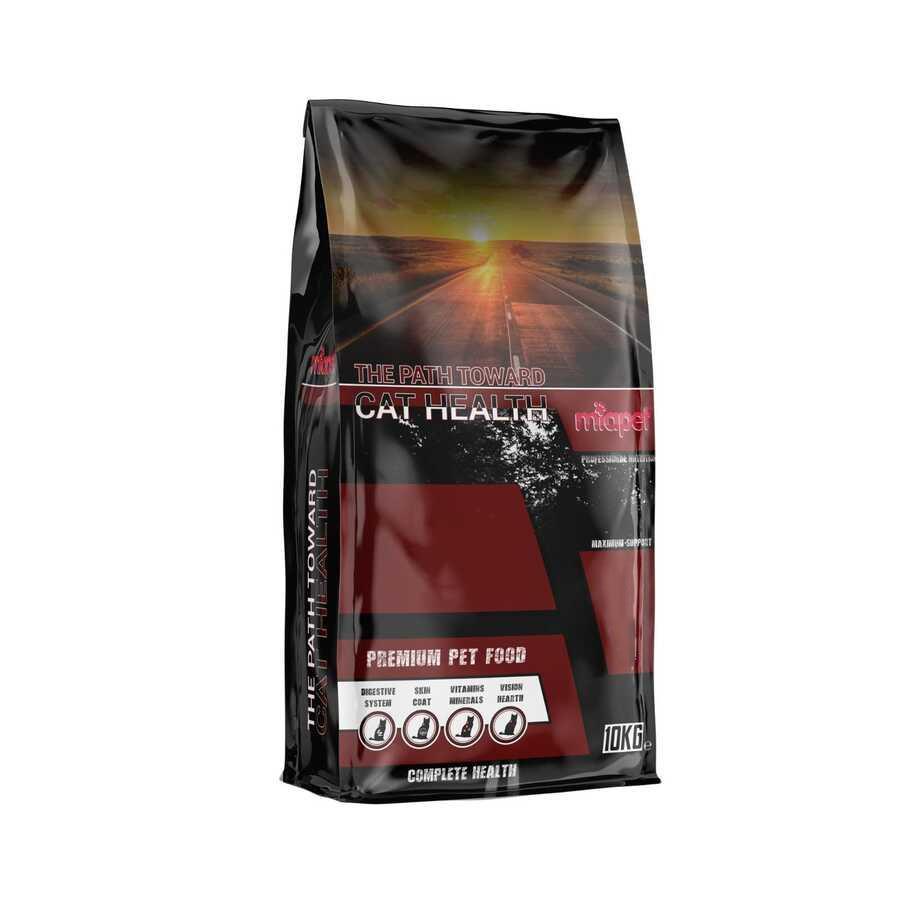 Miapet Gourmet Renkli Balıklı Taneli Yetişkin Kedi Maması Multivitamin Liquid 100 ml Hediyeli 10 KG