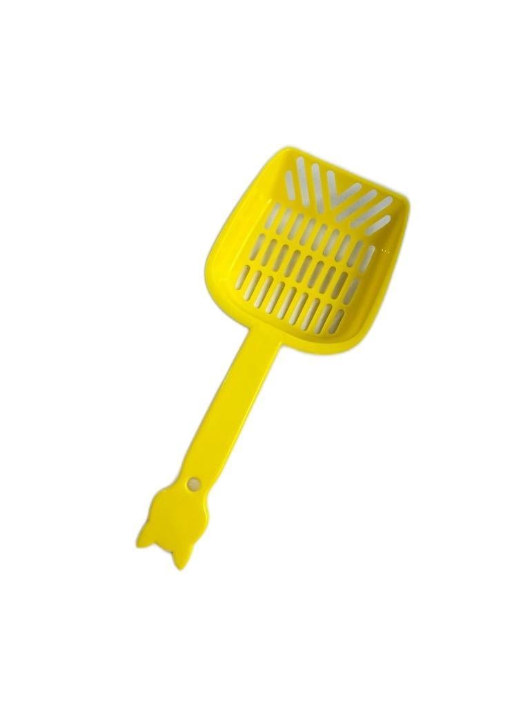 Miapet Plastik Kedi Saplı Kum Küreği 26Cm Sarı