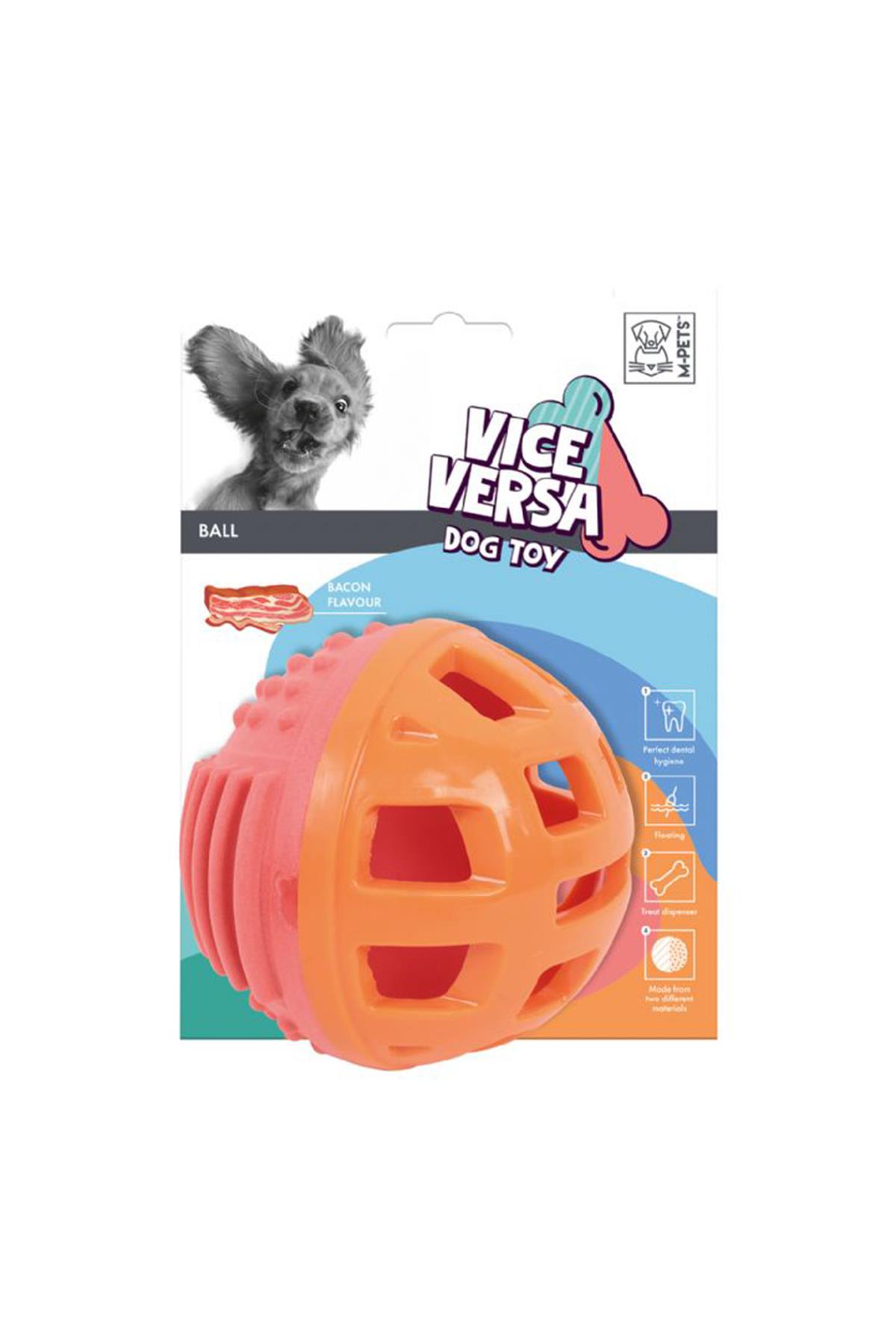 Mpets Vice Versa Ball Pastırma Aromalı Köpek Oyuncağı