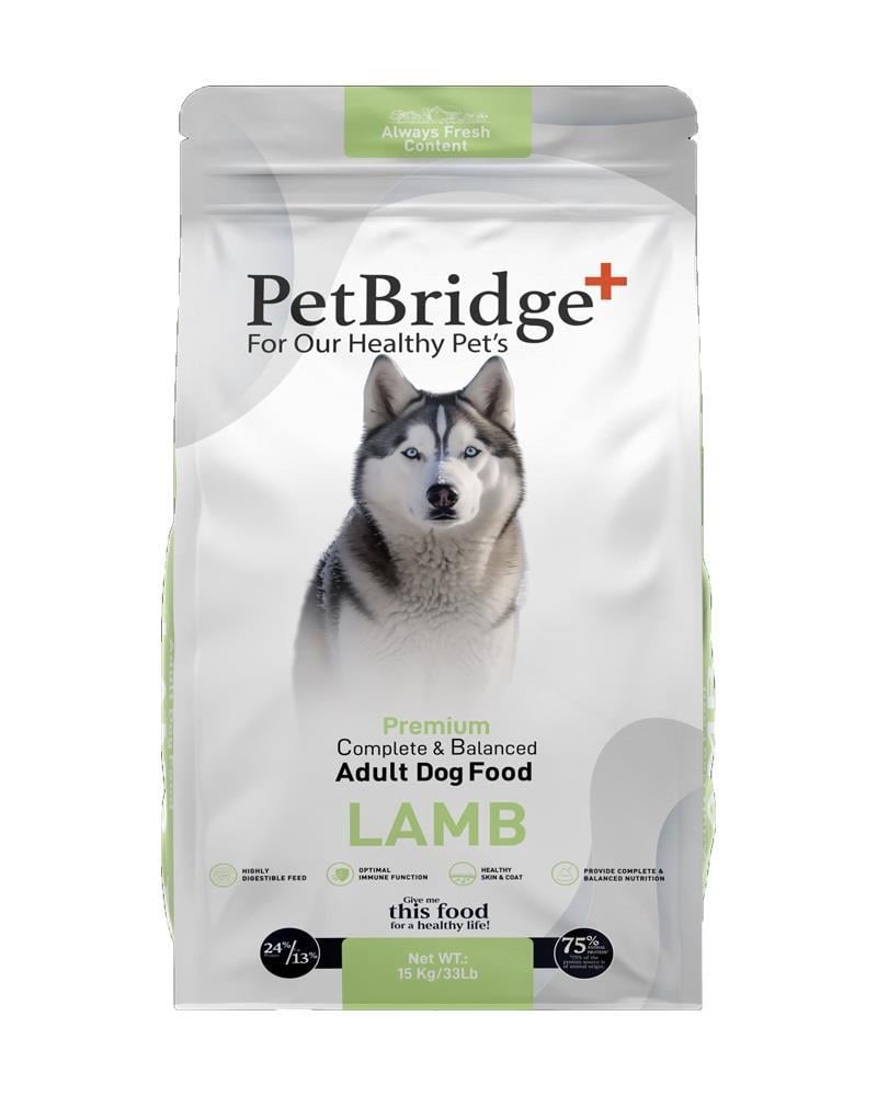Petbridge Kuzu Etli Yetişkin Köpek Maması 15 Kg