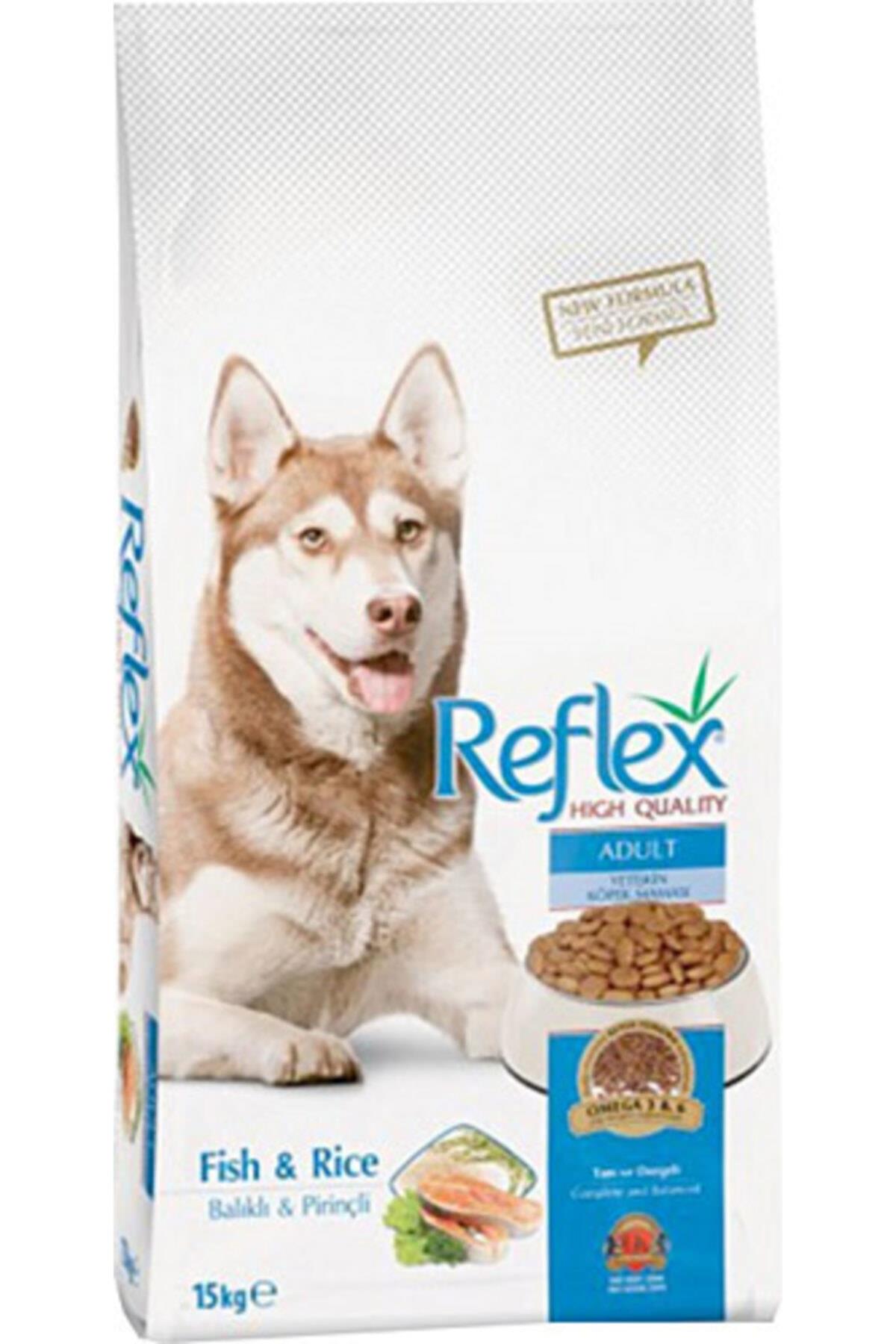 Reflex Orta & Büyük Irk Balıklı & Pirinçli Yetişkin Köpek Maması 15 kg
