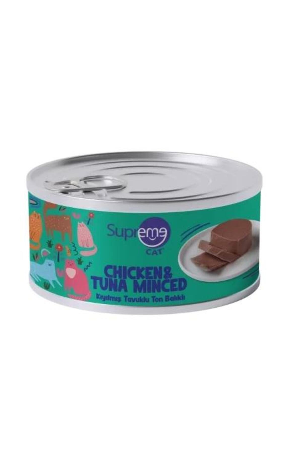 Supreme Cat Tavuklu Ve Tonlu Kıyılmış Kedi Konservesi 85 Gr