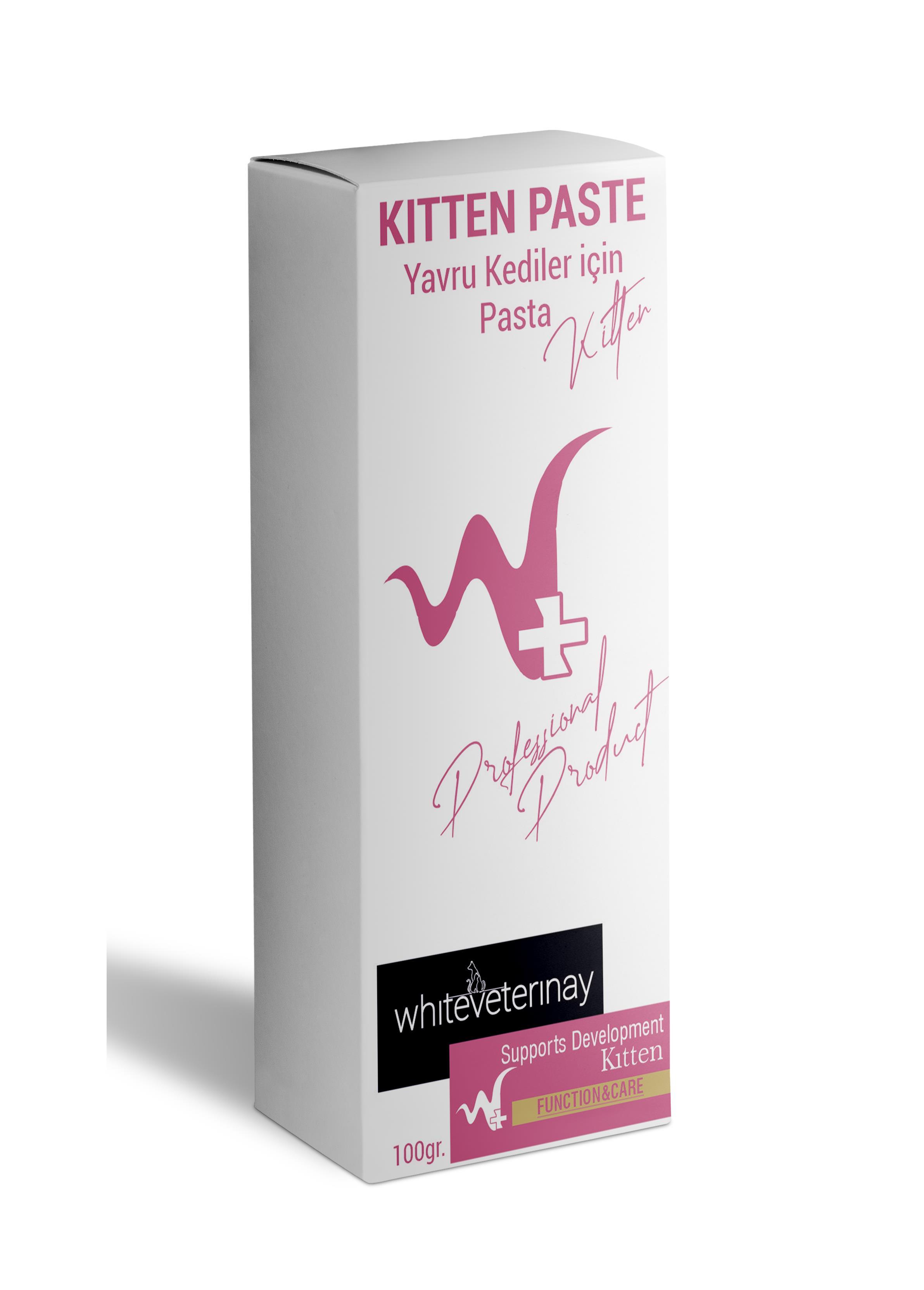 WhiteVeterinay Kitten Paste 100 Gr ( Yavru ve Anne Kedi Macunu )