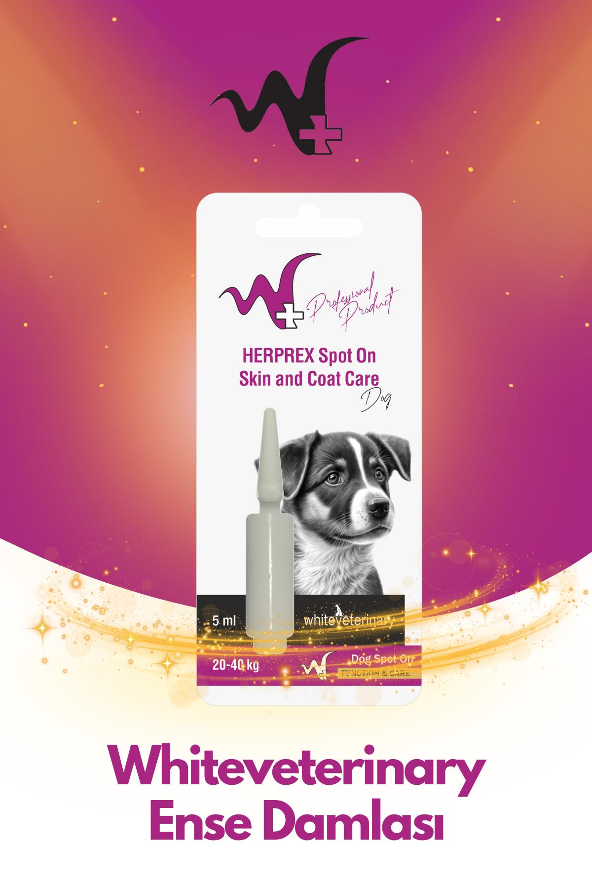 WhiteVeterinay Köpek Ense Damlası Bit Ve Pire 20-40Kg 1ml