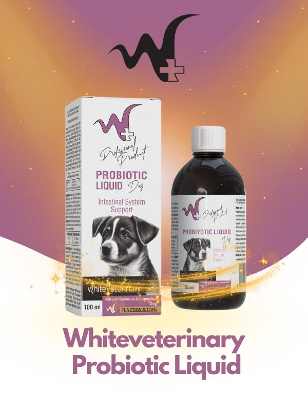 WhiteVeterinay Köpekler İçin Sindirim Sistemi Destekleyici Probiyotik Liquid 100 ML