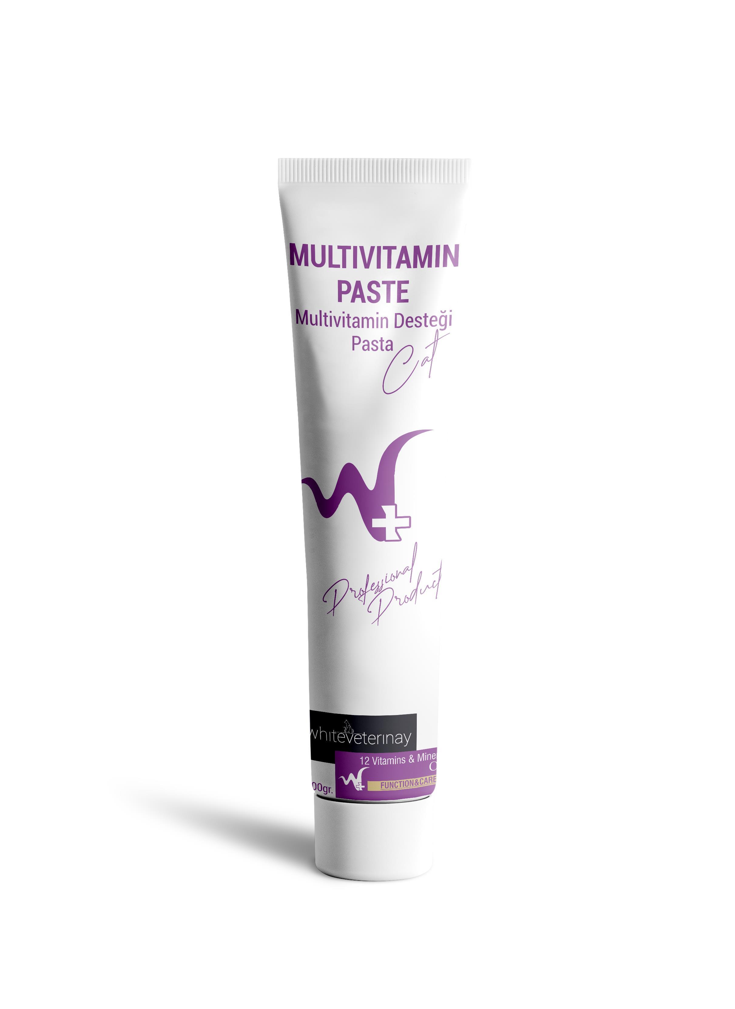 WhiteVeterinay Multivitamin Cat Paste 100 Gr ( Kediler için Multivitamin Macunu )