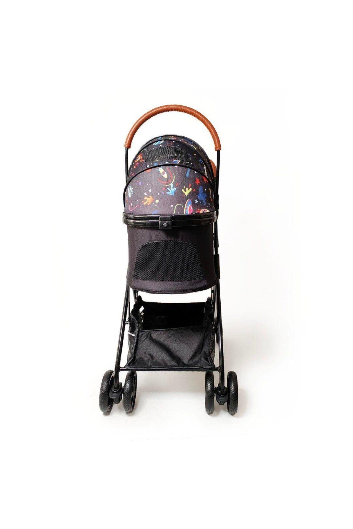 Zampa Bottas Kedi & Köpek Arabası Siyah 48X80X99cm