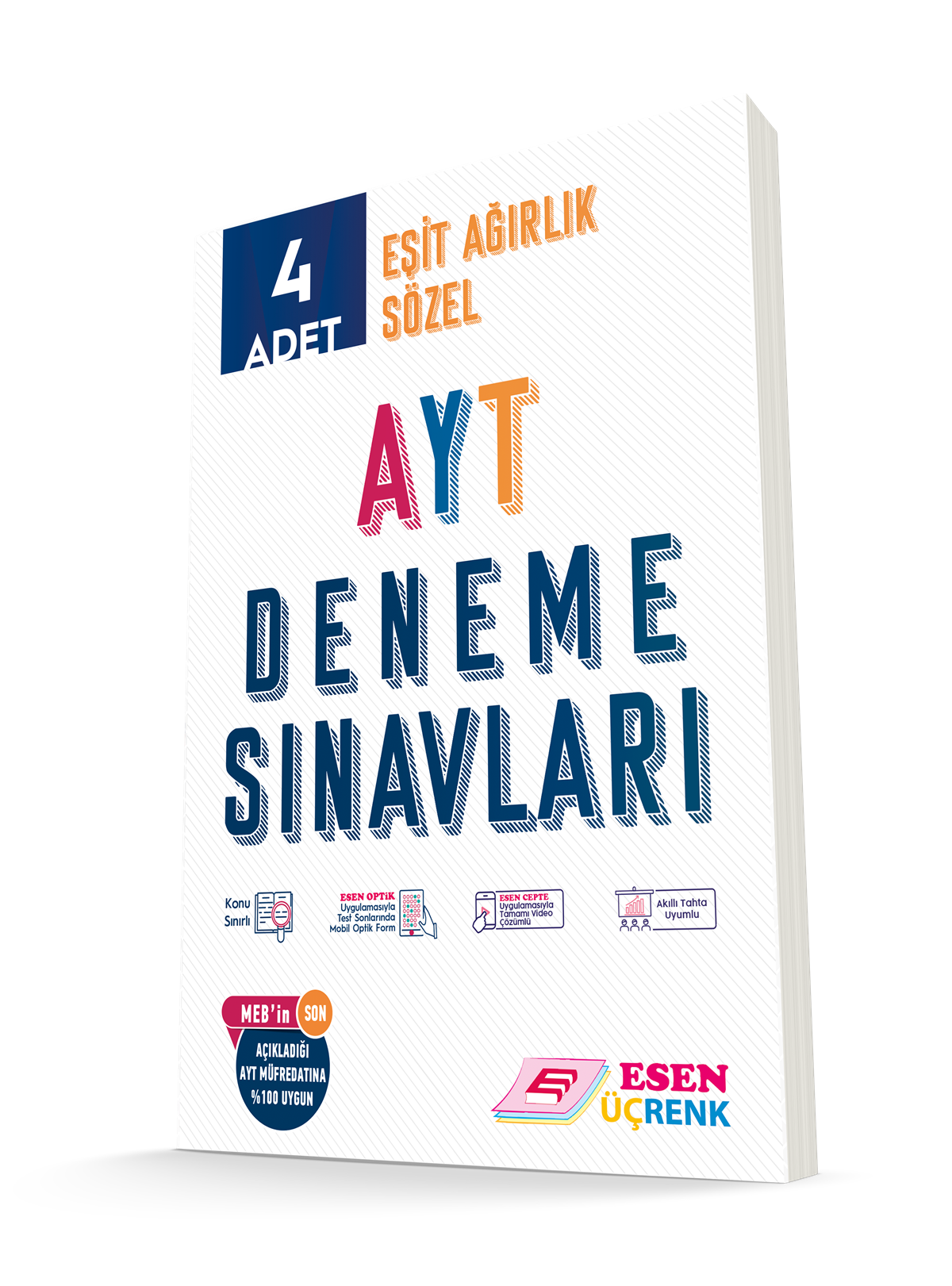 Esen Üçrenk AYT Eşit Ağırlık+Sözel 4'Lü Deneme Sınavları