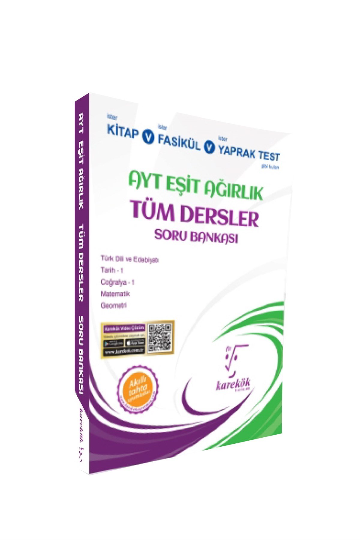 Karekök Yayınları AYT Eşit Ağırlık Tüm Dersler Soru Bankası