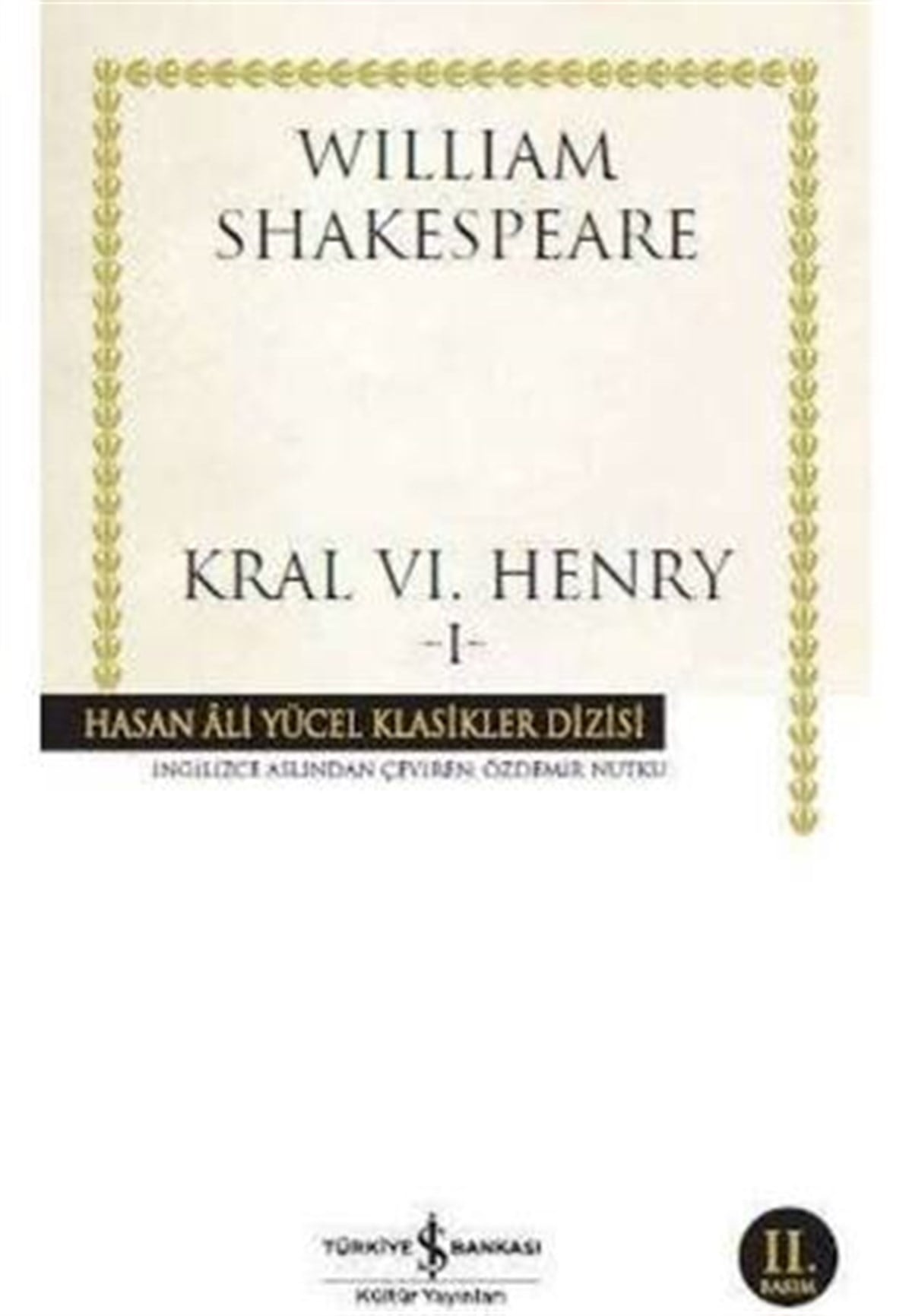 Kral 4  Henry 1 İş Bankası Kültür Yayınları