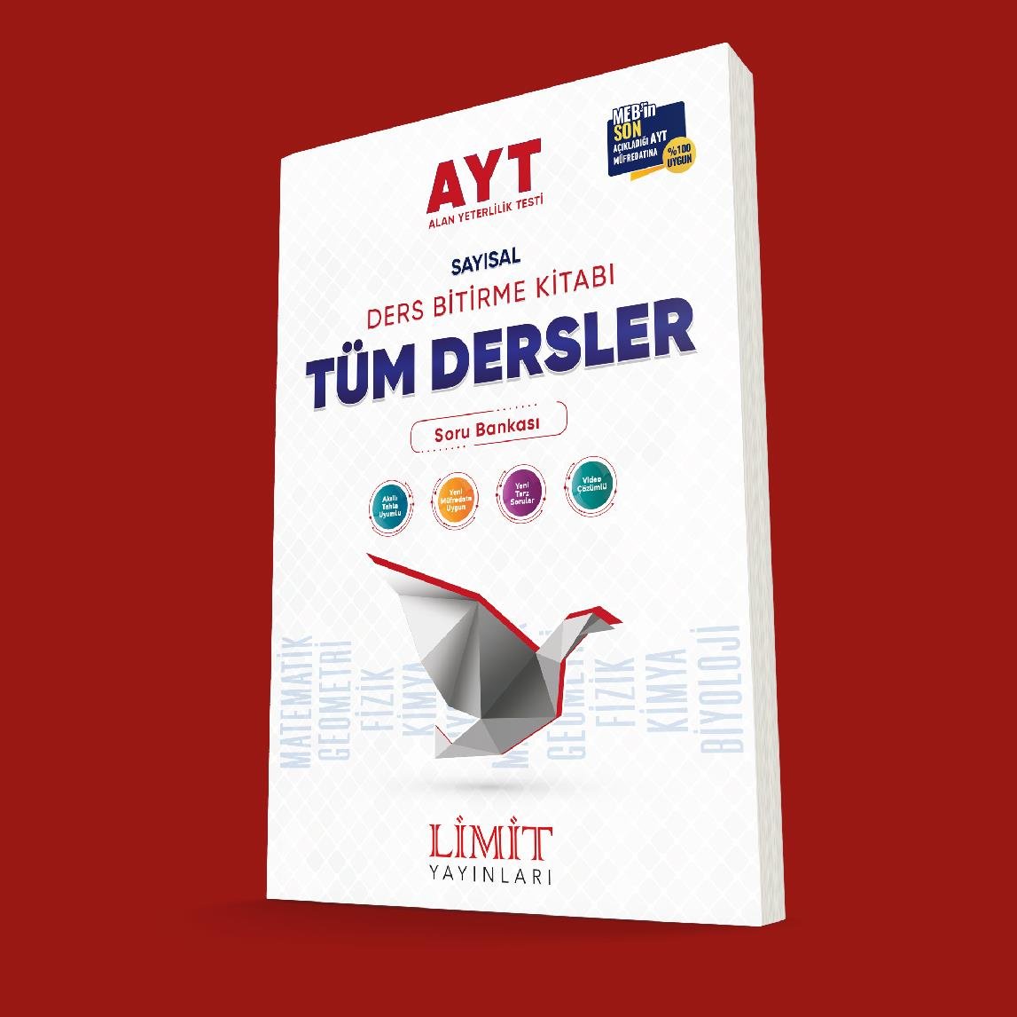 Limit Yayınları AYT Sayısal Ders Bitirme Kitabı Tüm Dersler Soru Bankası