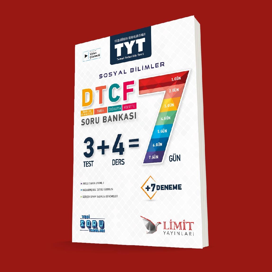 Limit Yayınları TYT DTCF 7 Gün Sosyal Bilimler Soru Bankası