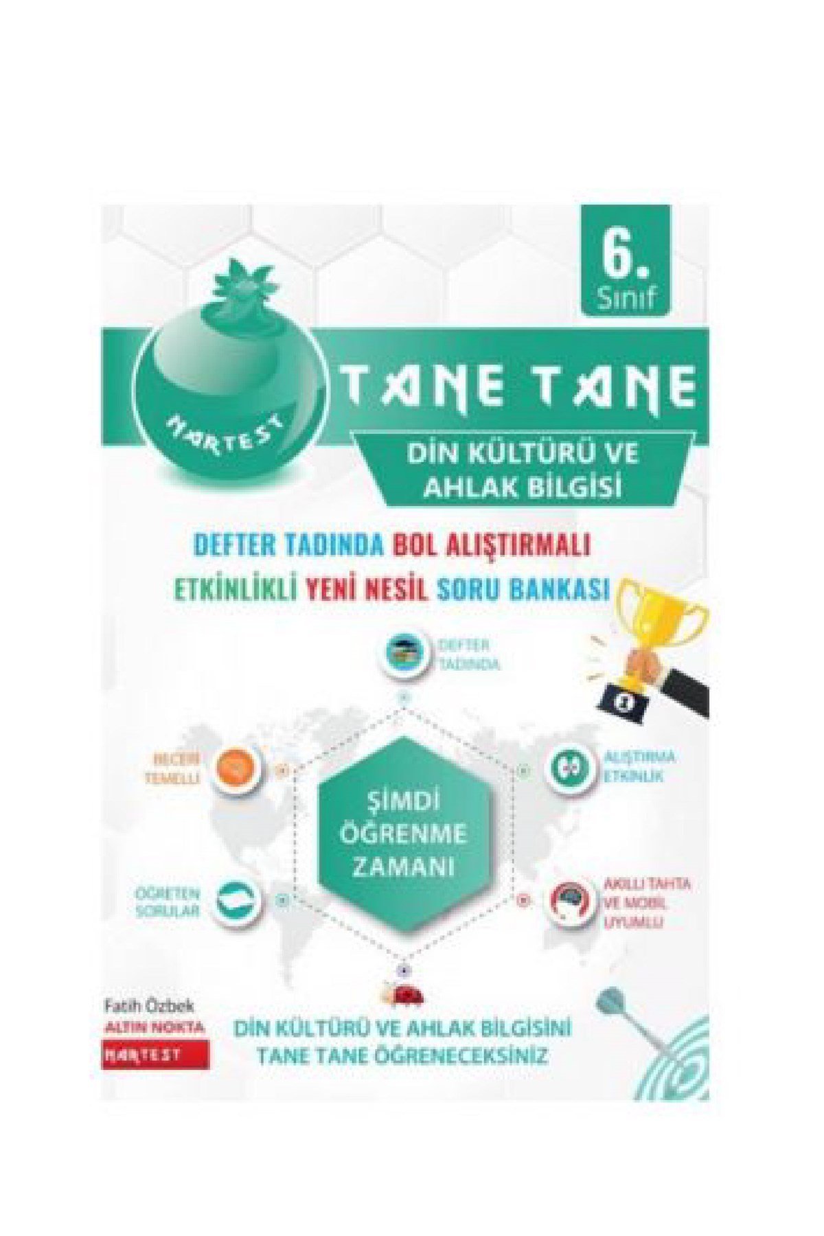 Nartest Yayınları 6.Sınıf Yeşil Defter Tadında Tane Tane Din Kültürü ve Ahlak Bilgisi