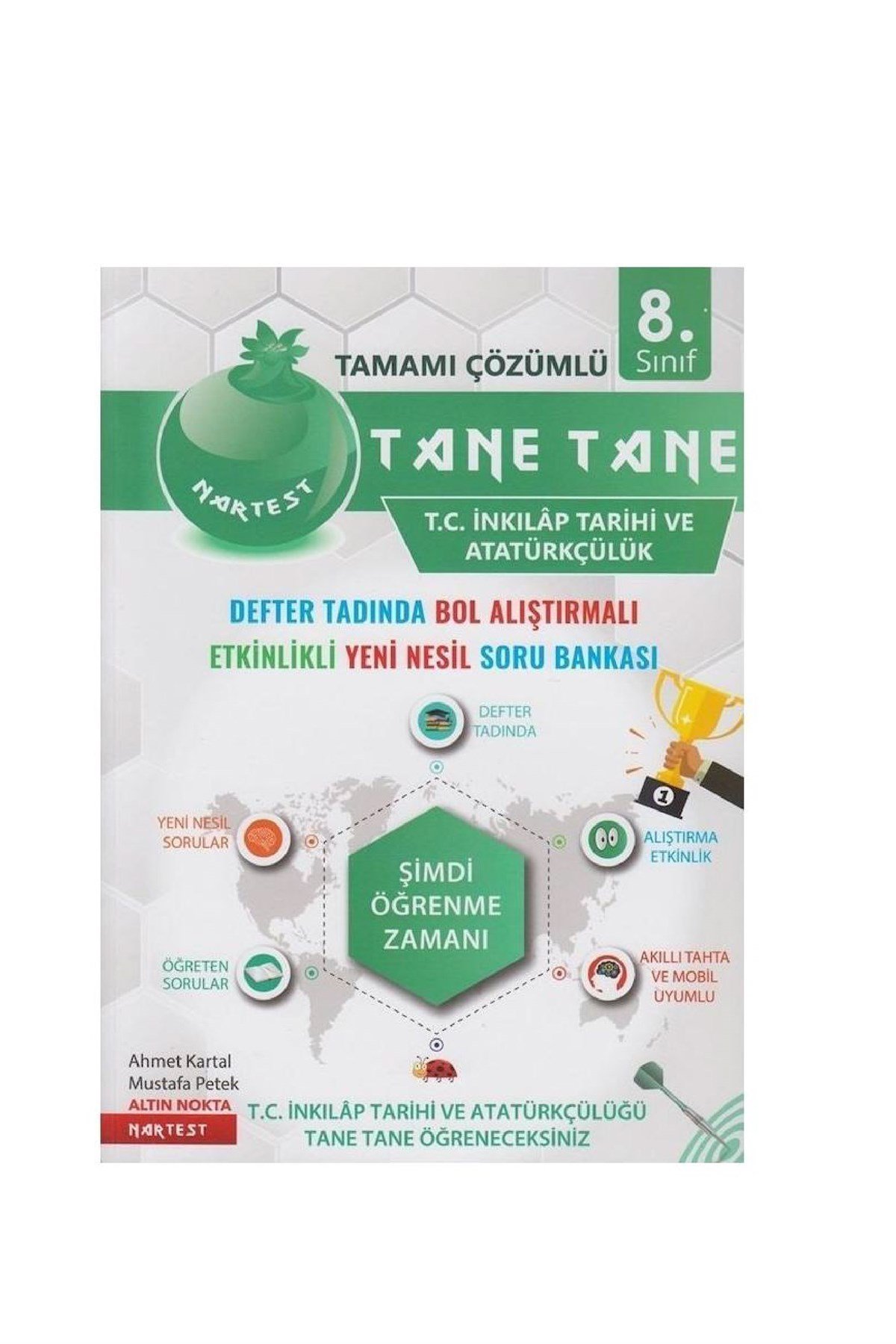 Nartest Yayınları 8.Sınıf Yeşil Defter Tadında Tane Tane T.C.İnkılap Tarihi ve Atatürkçülük