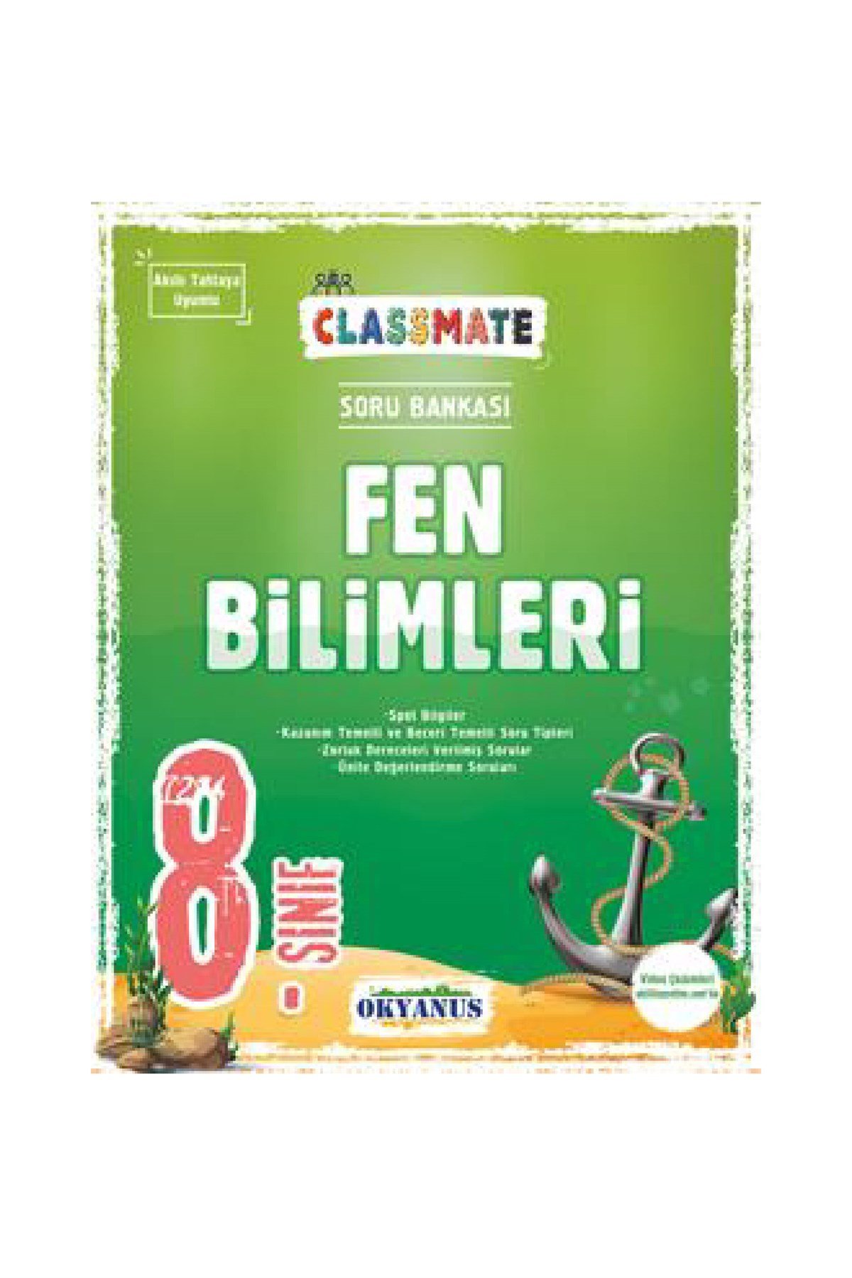 Okyanus Yayınları 8.Sınıf Classmate Fen Bilimleri Soru Bankası