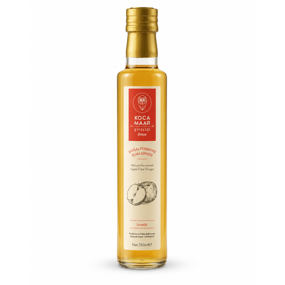 Doğal Fermente Elma Sirkesi İçmelik 250 Ml