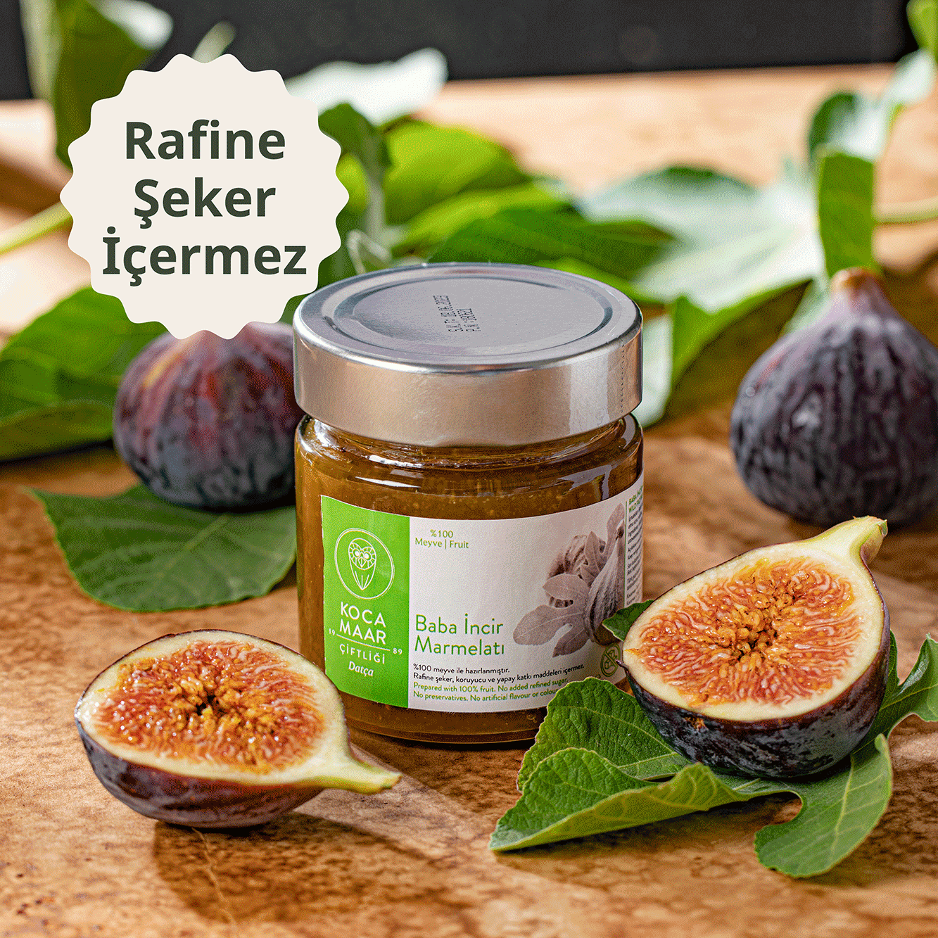 No Sugar Added Wild Fig Jam 270 gr
