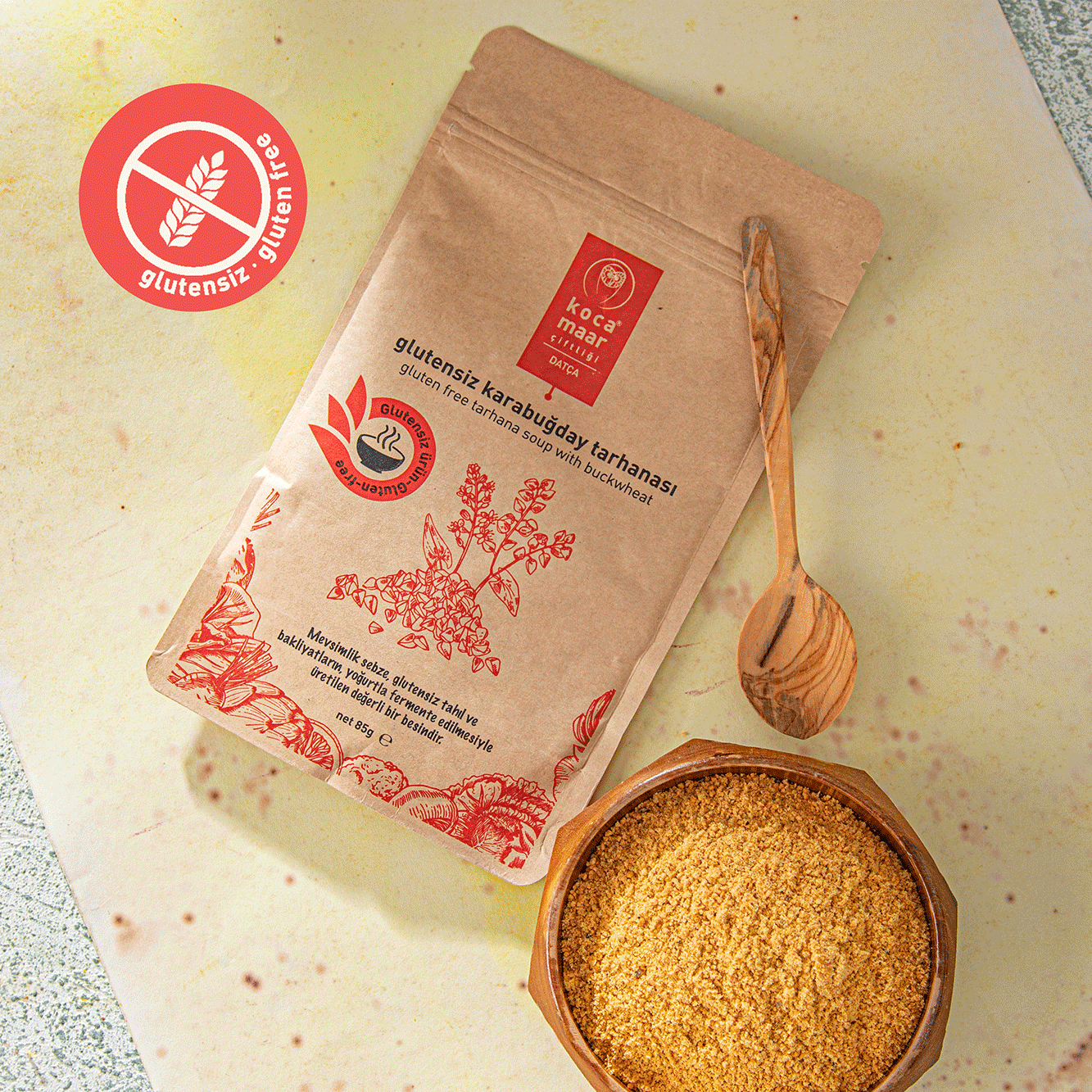 Kocamaar Çiftliği Glutensiz Karabuğday Tarhanası  85 gr