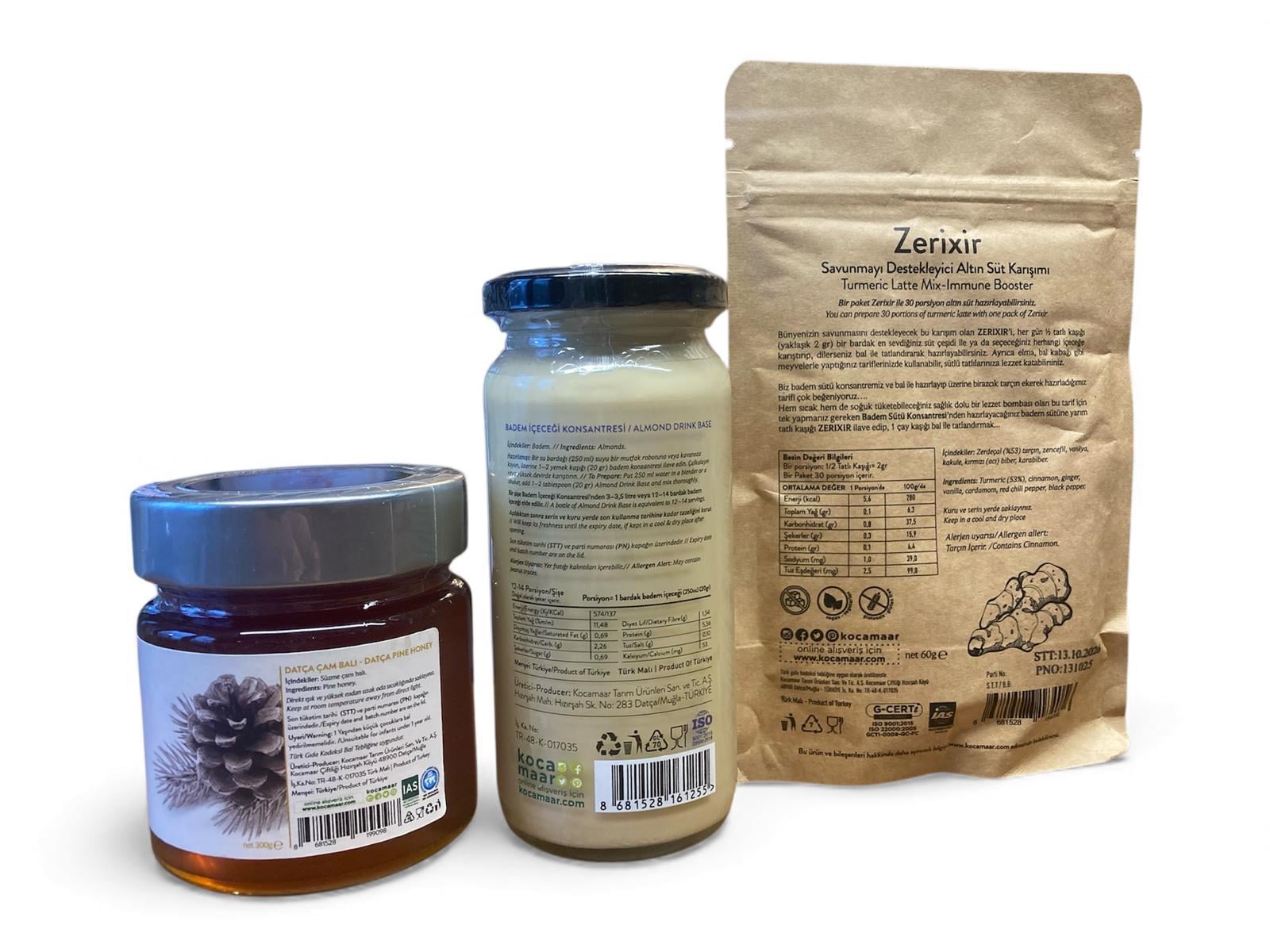 Kocamaar Çiftliği Zerixir Altın Süt Seti 600 gr