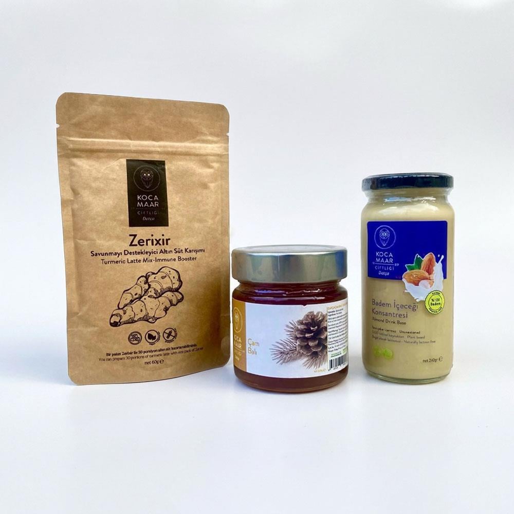 Kocamaar Çiftliği Zerixir Altın Süt Seti 600 gr 