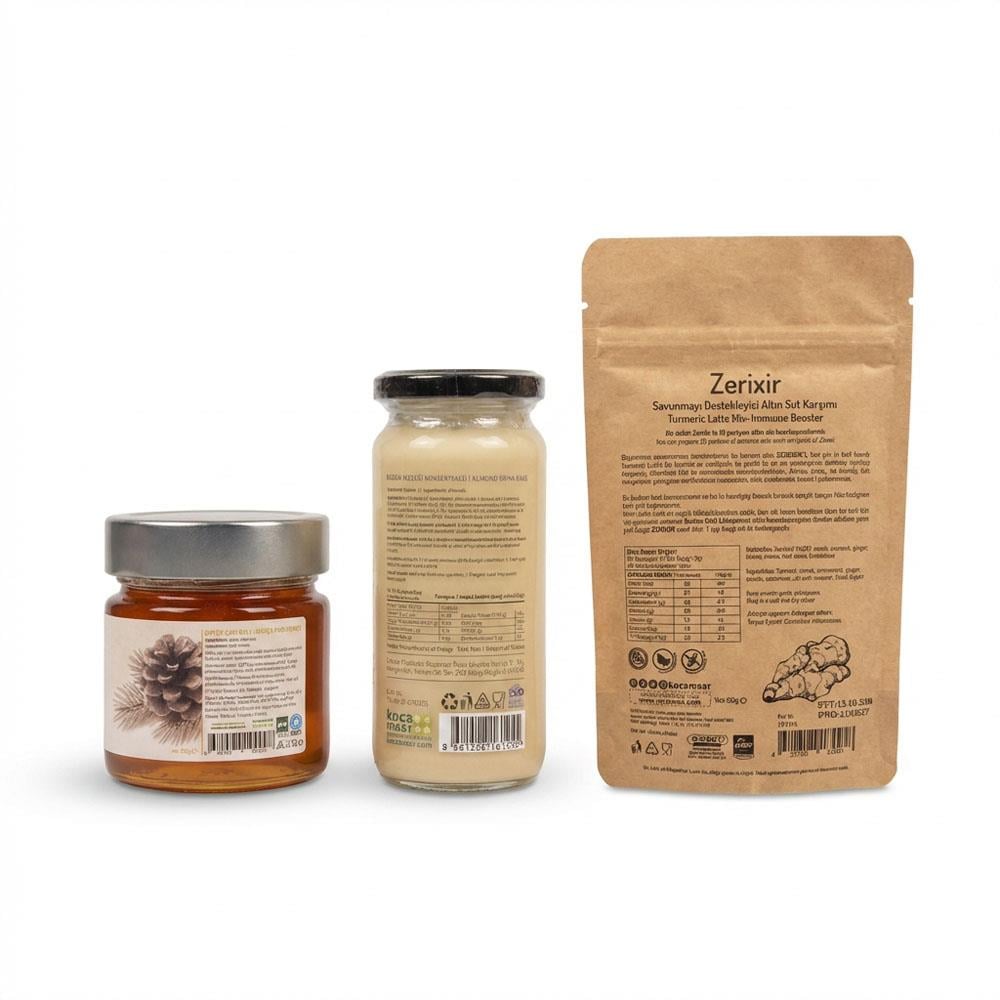 Kocamaar Çiftliği Zerixir Altın Süt Seti 600 gr 