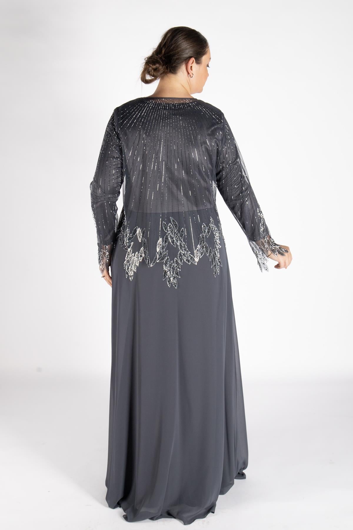 Bedrinxxl, Elbise, Eliza Abiye Gri
