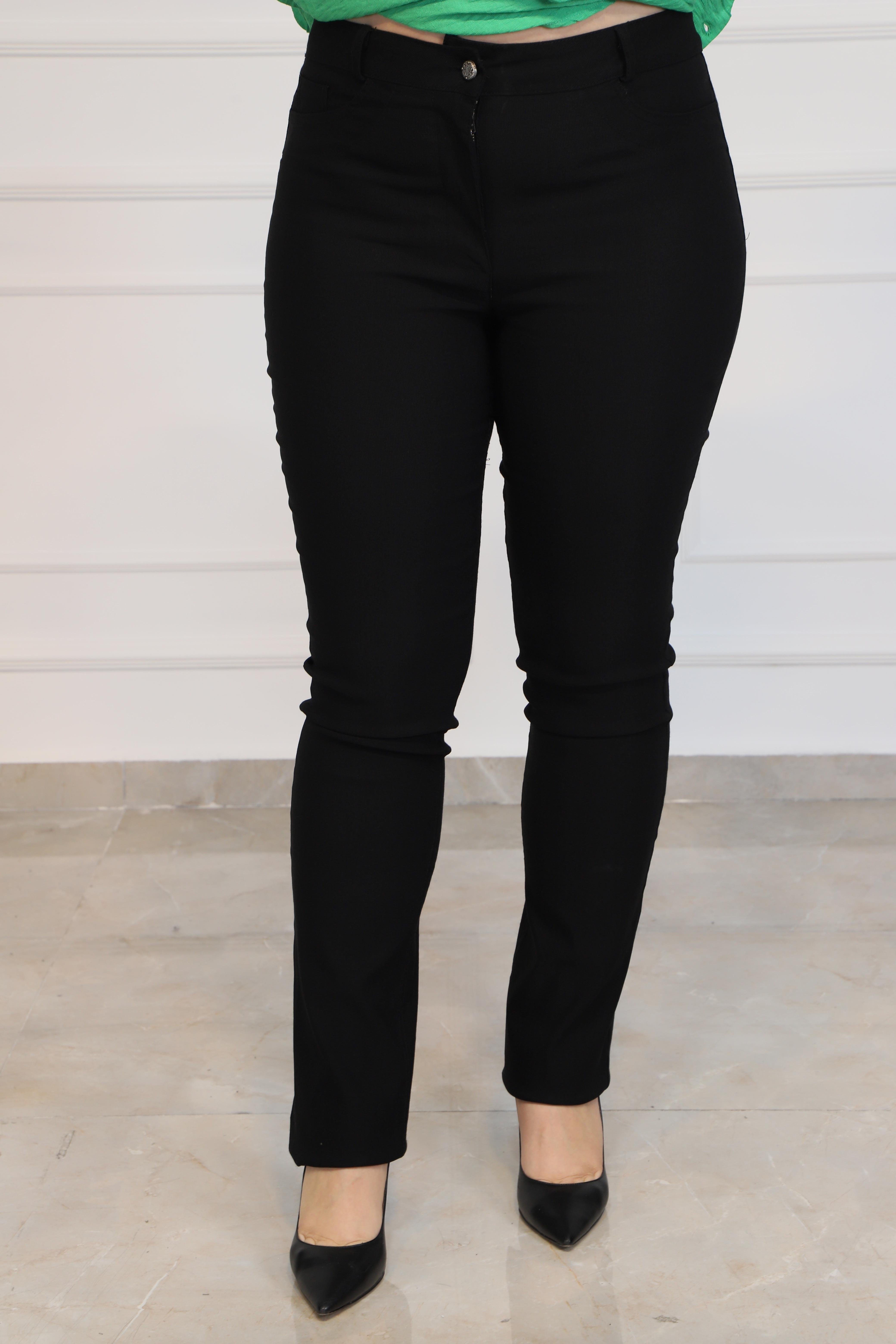 Bedrinxxl, Pantolon, Büyük Beden Comfort Pantolon Siyah