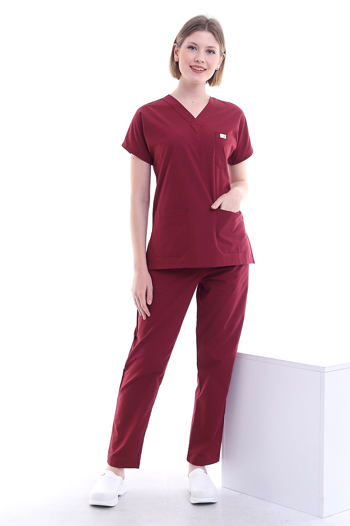 Cerrahi Forma Kadın Bordo