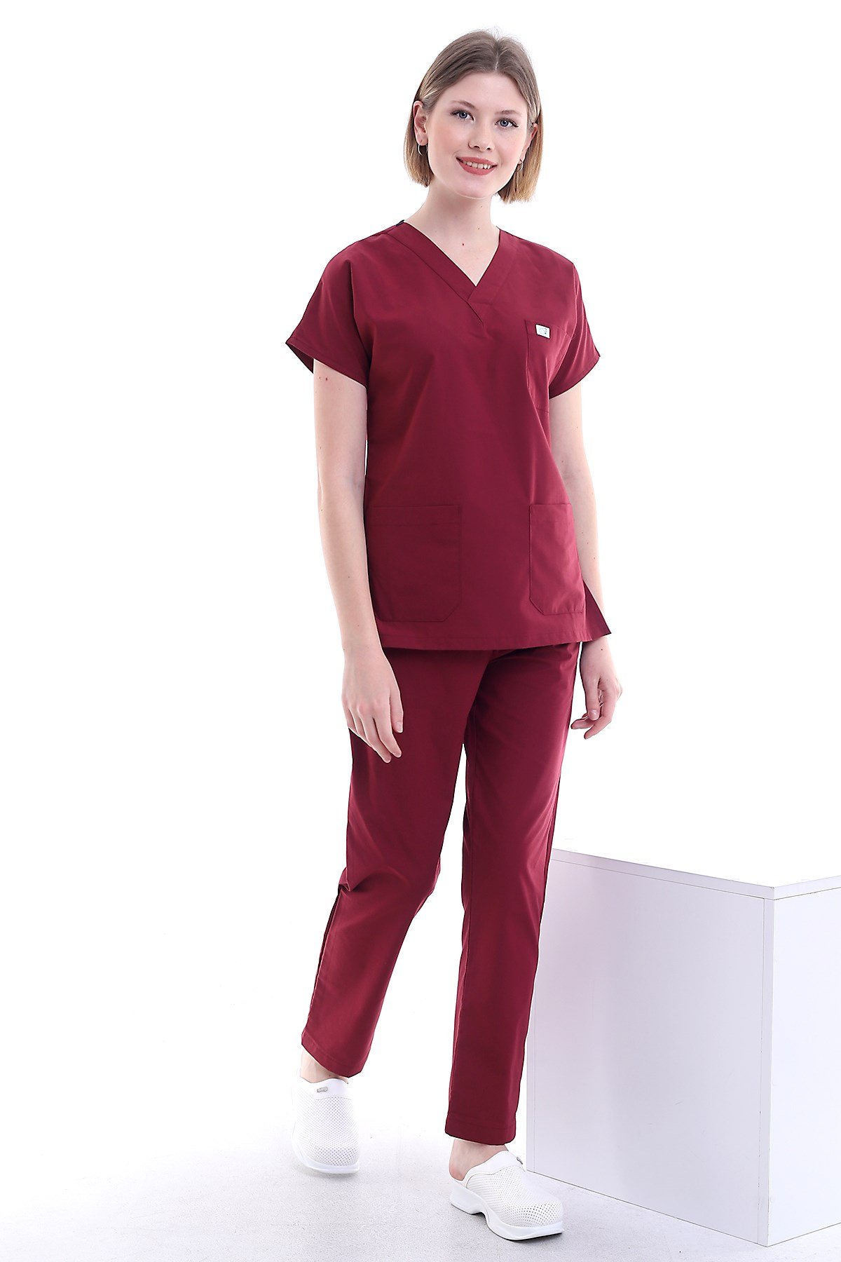 Cerrahi Forma Kadın Bordo