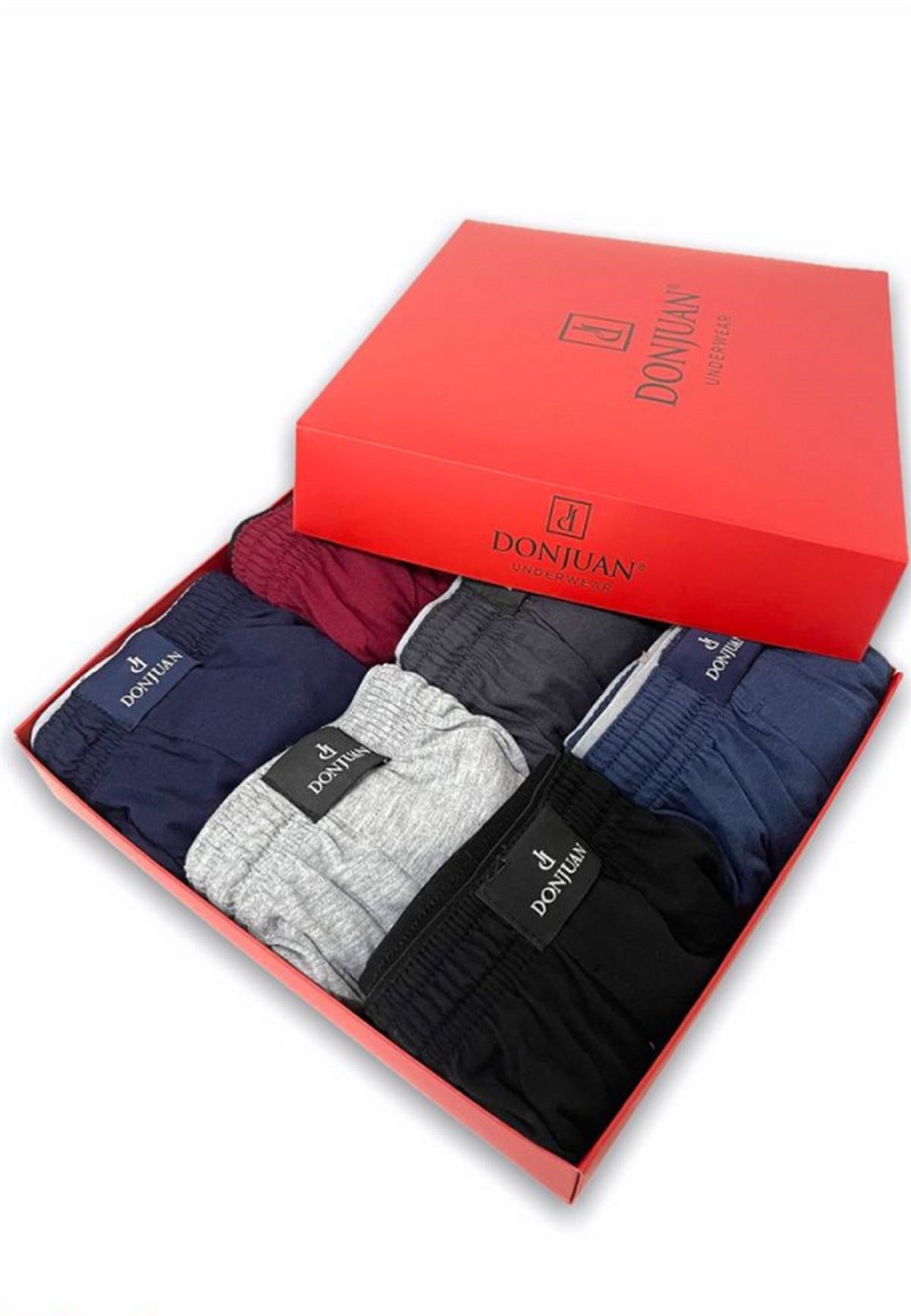 Don Juan Erkek 6'lı %100Pamuk Örme Penye  set Boxer