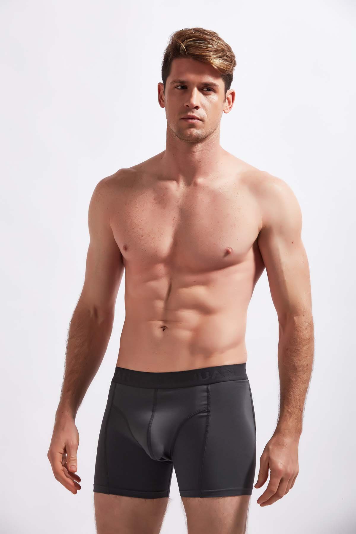 Don Juan Erkek Likralı 3'lü Bel Yazılı Lastik Boxer