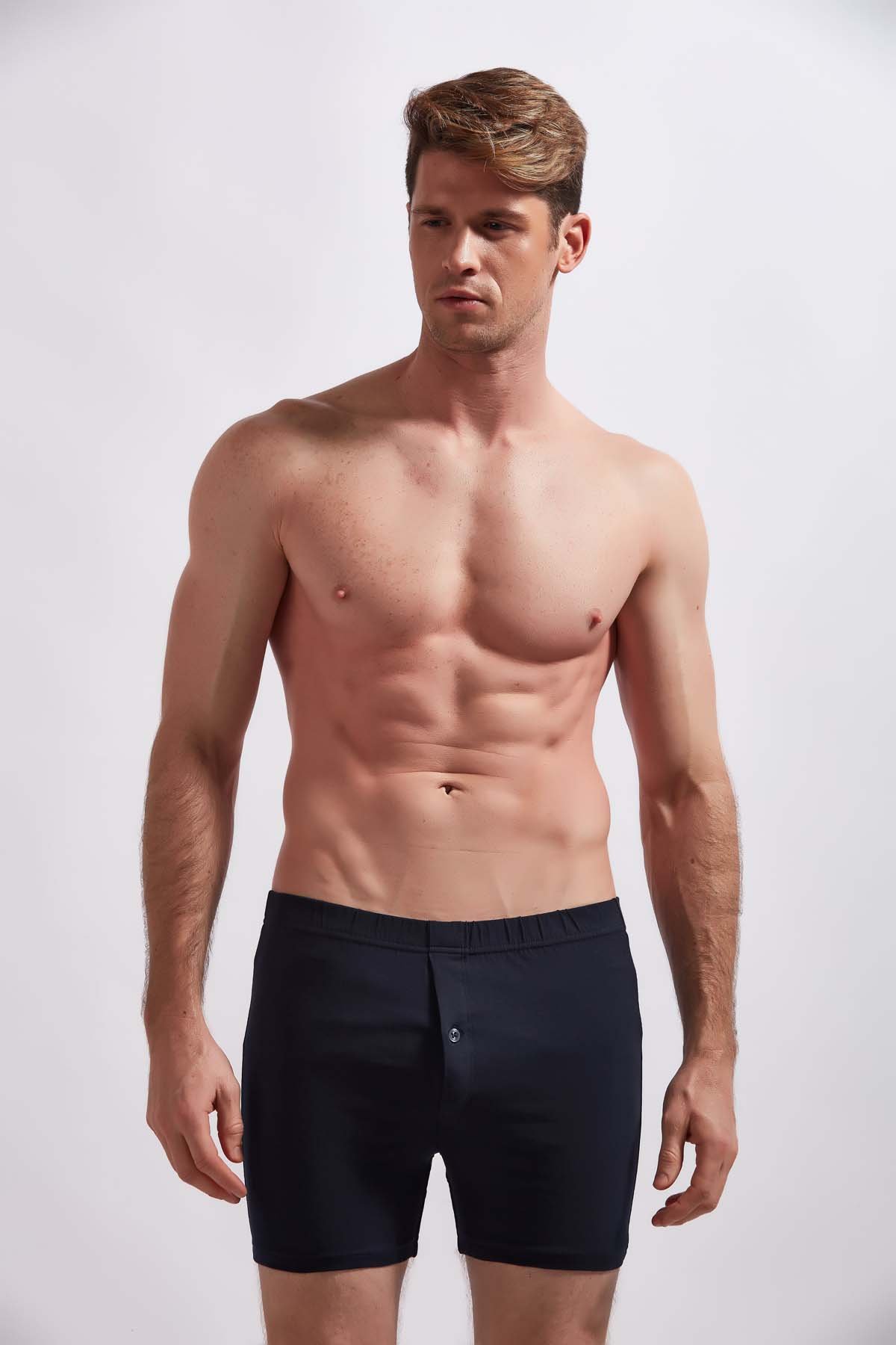 Don Juan Erkek Likralı Düğmeli 3'lü Boxer