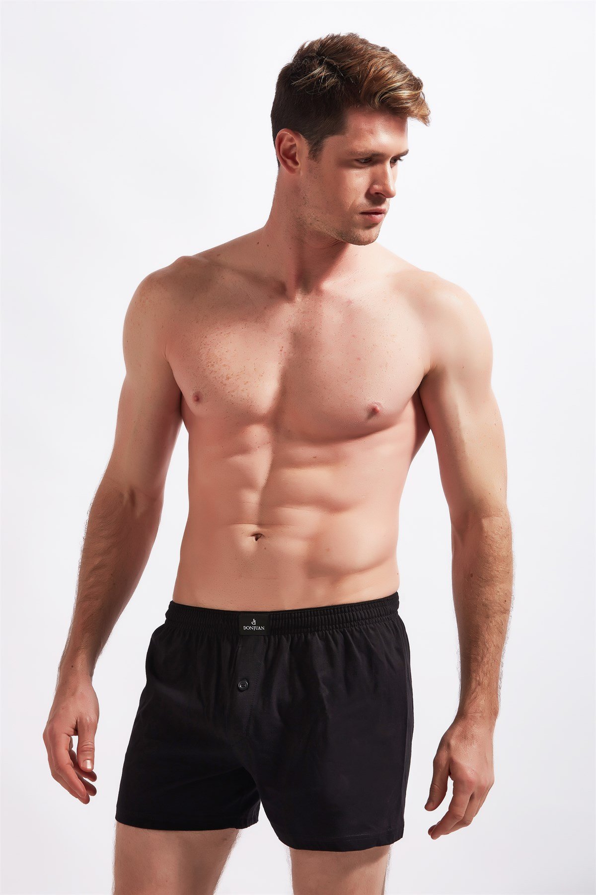 josejuan 3'lü Erkek Boxer %100 Pamuk Örme Penye MDJNWUWBOX112052U