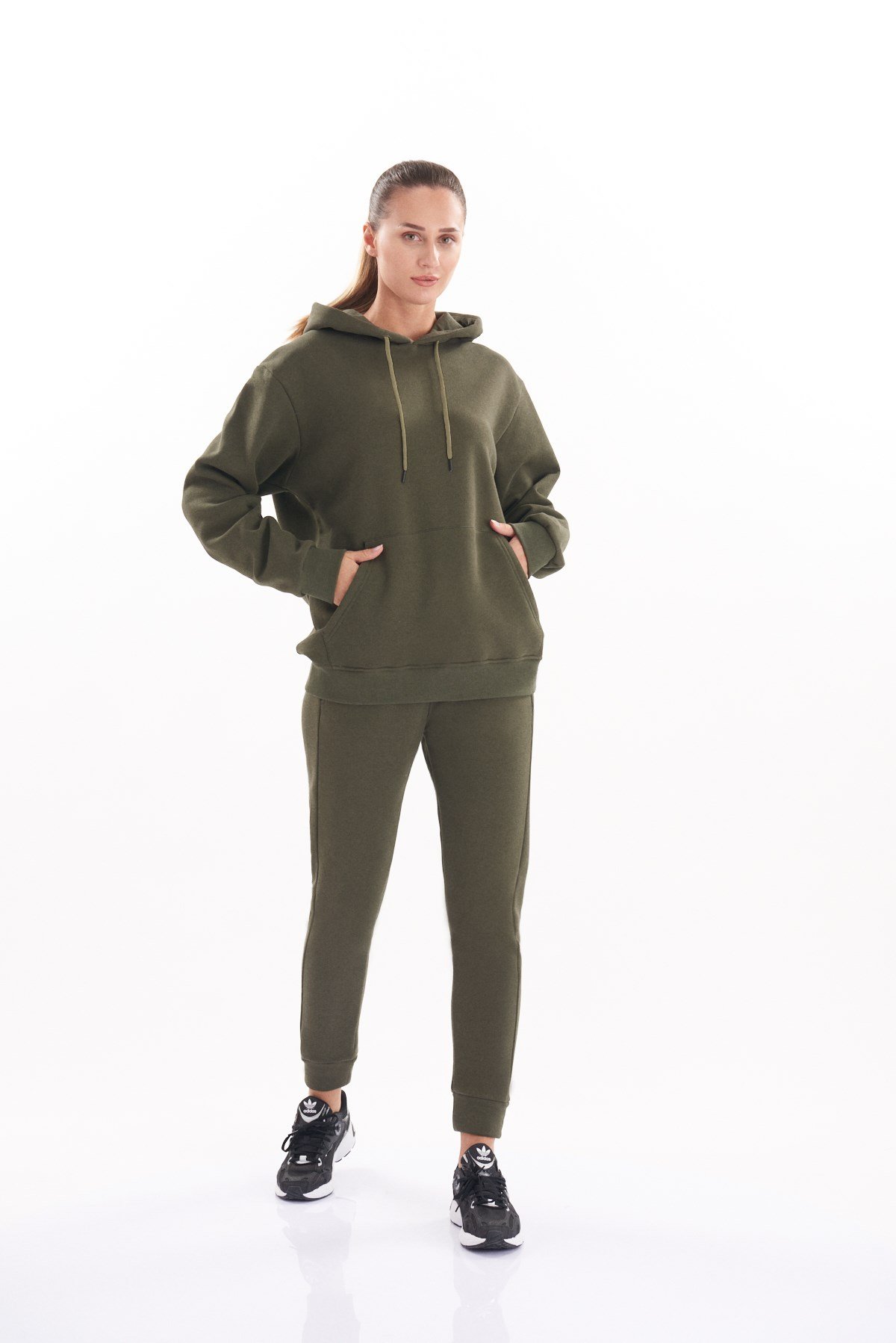 Josejuan Kadın Pamuklu Şardonlu 3 Iplik Regular Fit Jogger Eşofman Altı 9002
