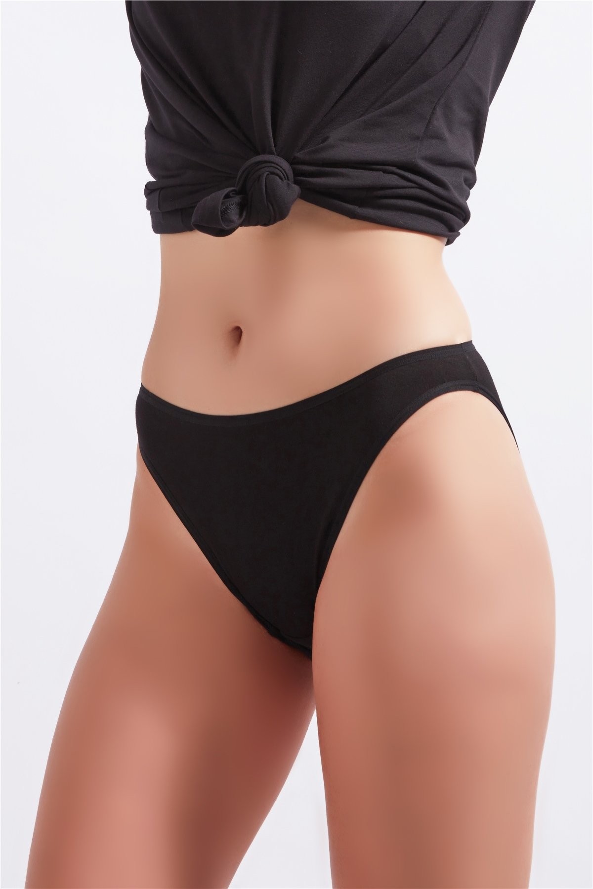 Josey Girls Kadın Penye Modal 2'li Basic Slip Külot