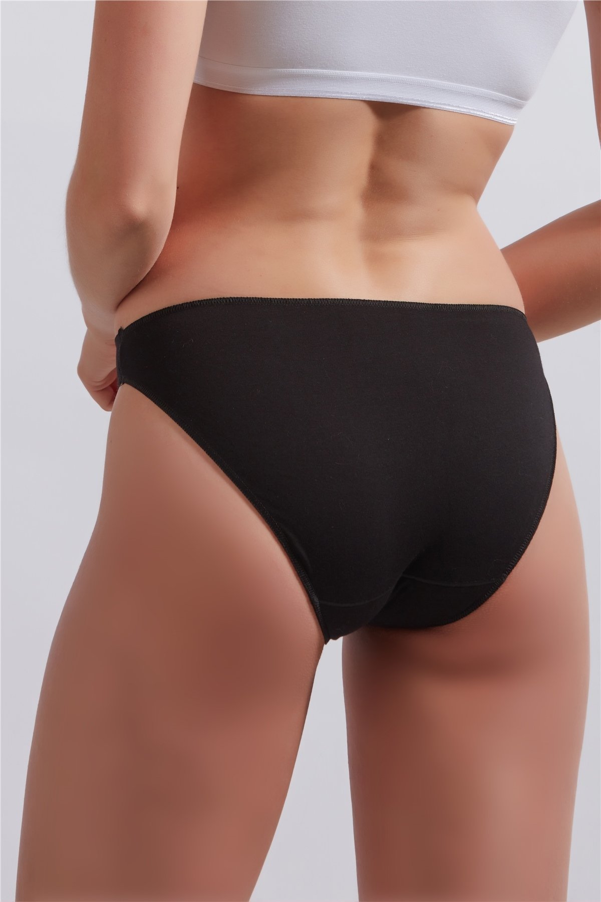 Josey Girls Kadın Penye Modal 2'li Basic Slip Külot