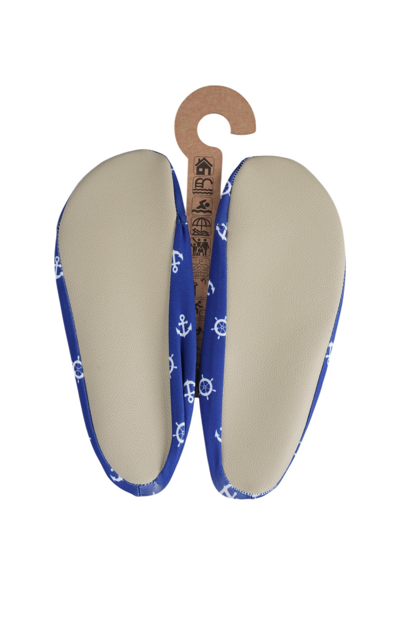 Mood Club-Blue Rudder Deniz Ayakkabısı ve Çok Amaçlı Kaydırmaz Havuz Patiği