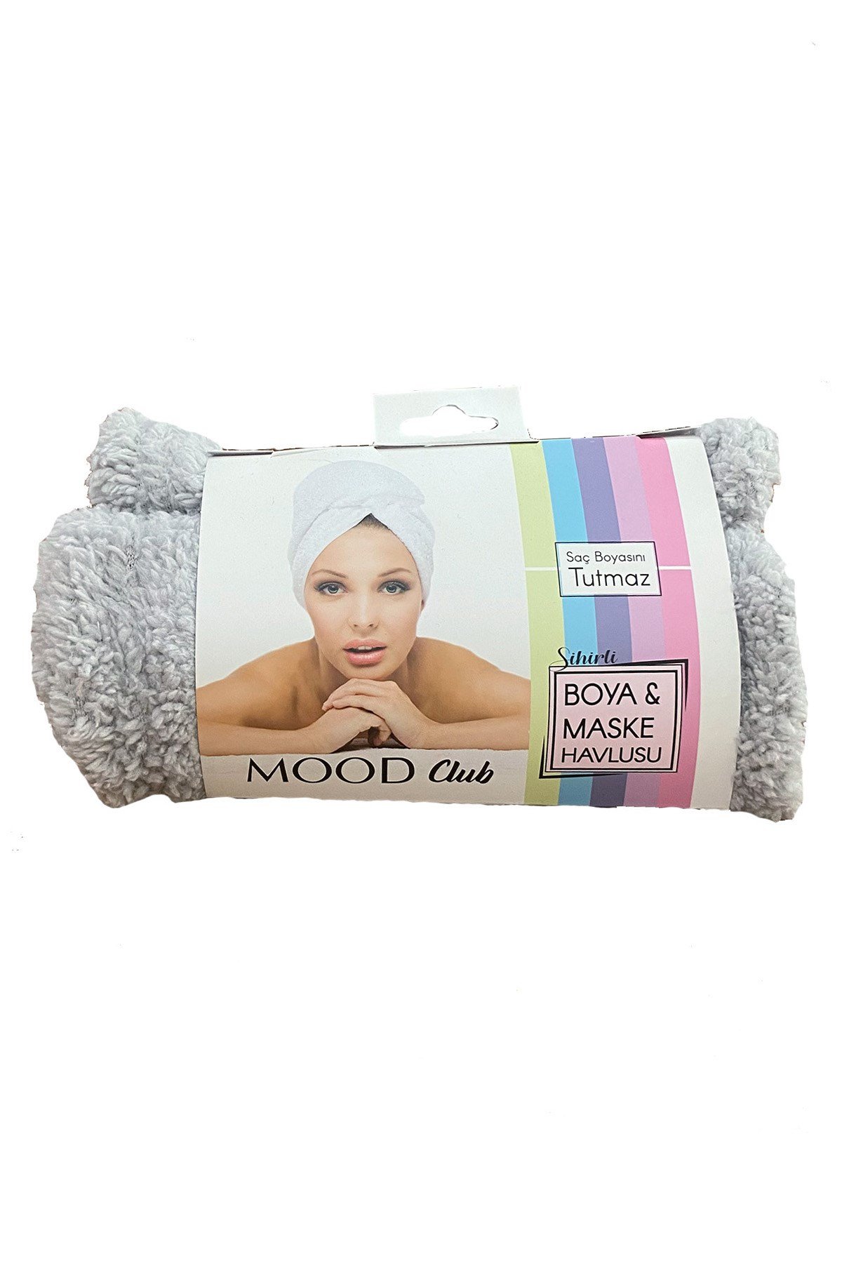 Boya ve Maske Havlusu Gri