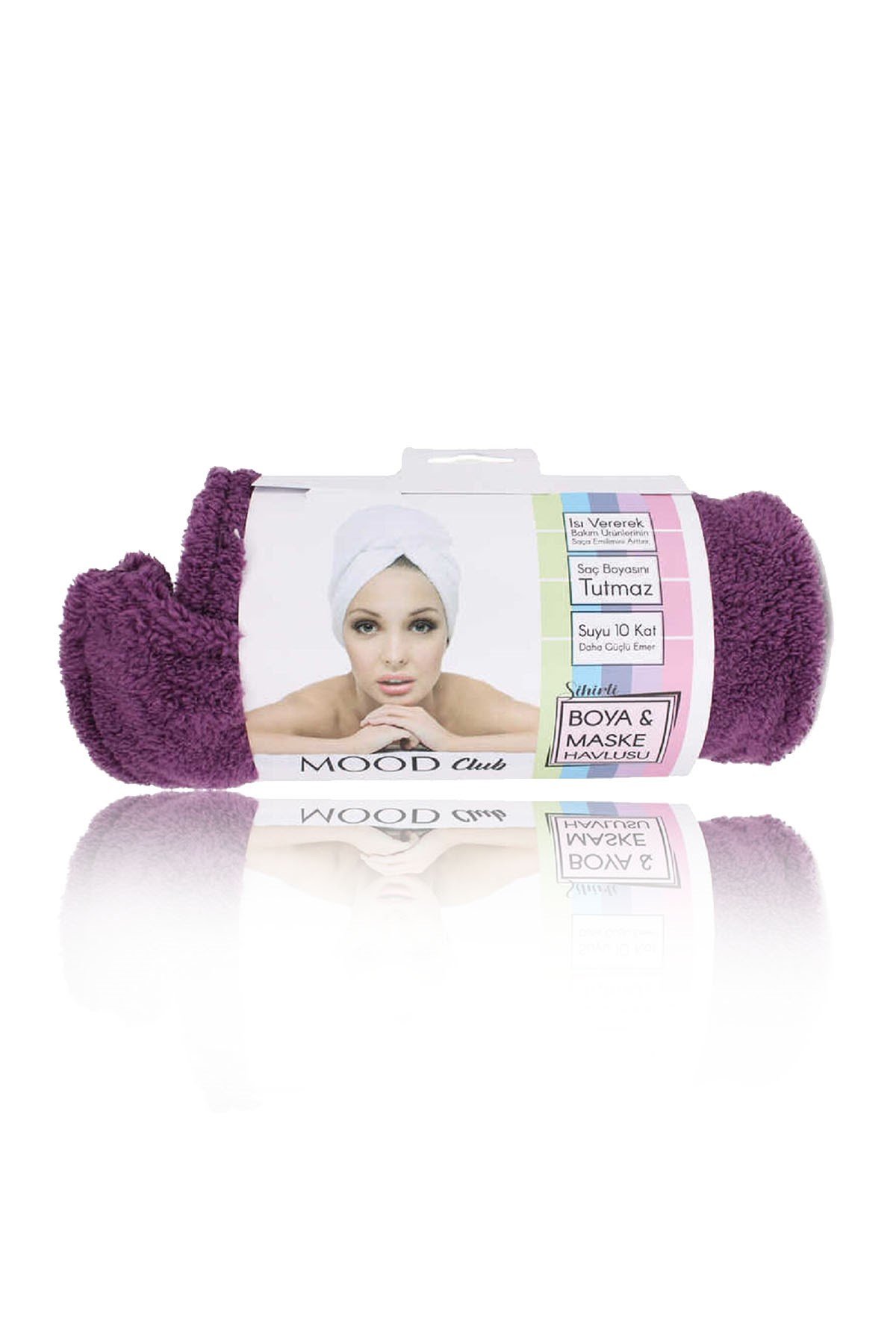 Boya ve Maske Havlusu Mor