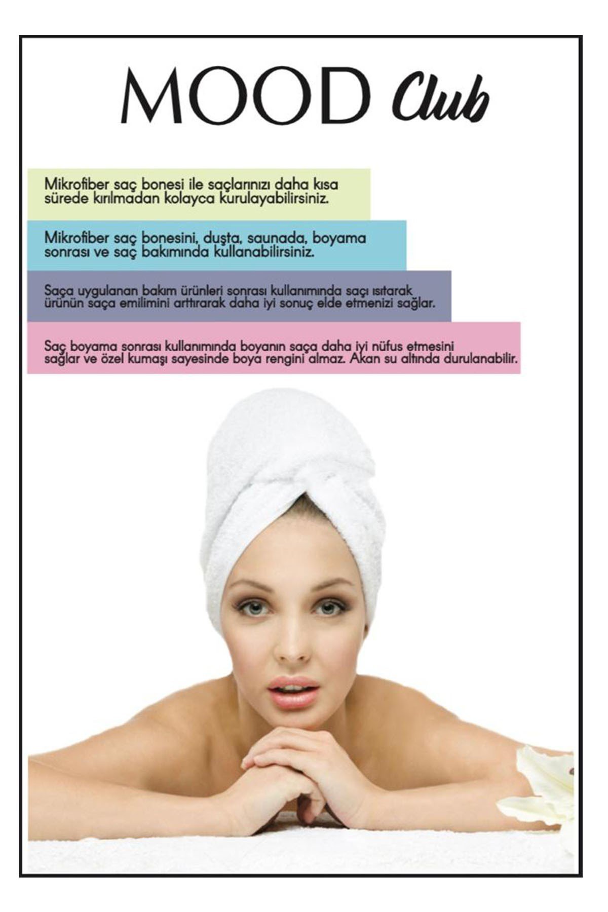 Boya ve Maske Havlusu Mor