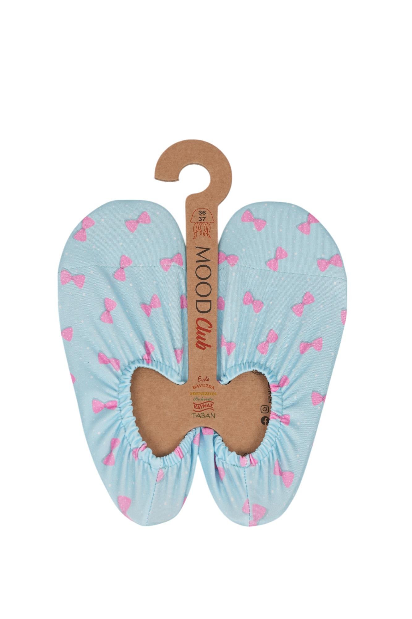 Mood Club-Kurdele Deniz Ayakkabısı ve Çok Amaçlı Kaydırmaz Havuz Patiği